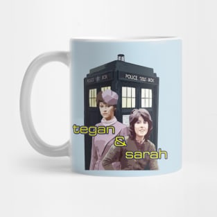 DOCTOR WHO SHIRTS Tegan & Sarah TARDIS Mug